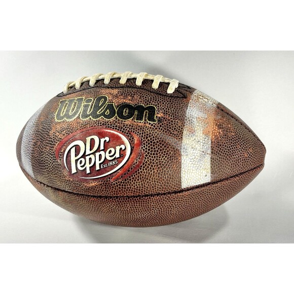 Wilson Full Size Football Dr.Pepper Collectible Promotion NCAA Football - Picture 3 of 10